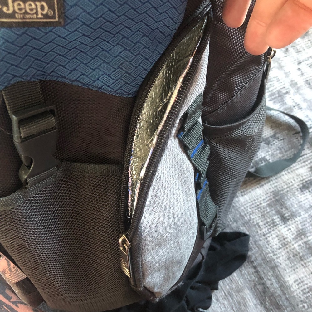 J is for Jeep Diaper Bag.